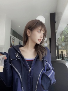 西装 型绝 做法 版 宽松连帽外套卫衣 卫衣 LANGBOOM