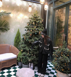 洋气短款 小香白鸭绒经典 外套羽绒服 品牌订货蛋白皮 LANGBOOM