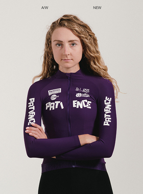 捷酷秋冬PATIENCE女士抓绒长袖车队风日常通勤透气保暖骑行服