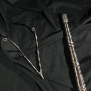 可伸缩杆搭钩水草耙1-4齿8mm不锈钢捕鱼用品钓鱼用长杆4齿通用尖