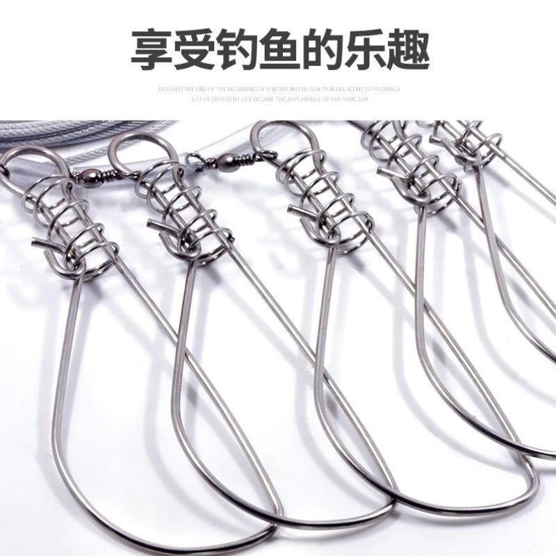 路亚活鱼扣锁鱼器拴鱼锁绳挂鱼器穿串养鱼绳不锈钢丝大小号控鱼扣,户外/登山/野营/旅行用品,伸缩扣,淘宝优惠券,粉丝福利购,淘宝优惠卷