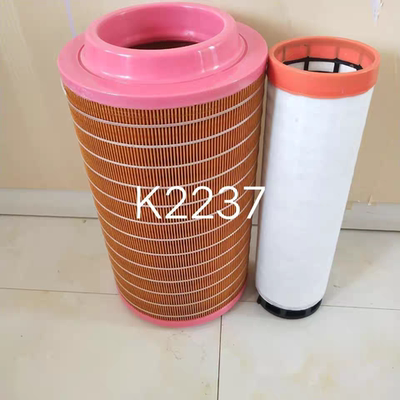 k2237空滤 适配 复盛螺杆道依茨空压机摊铺机发电空气滤芯C23610