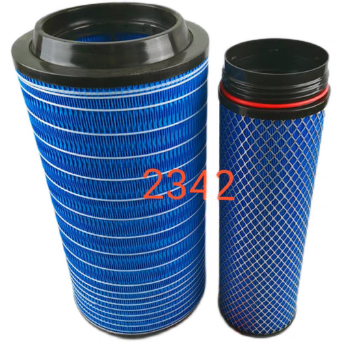 K2342空气滤芯适配中国重汽豪沃T5G 汕德卡G5 豪沃TX空气滤芯器格