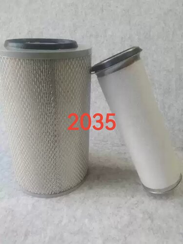 K2035空滤(铁盖毡芯)适配雷沃谷神RG50水稻收割机空气滤芯20*35