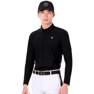 TaylorMade泰勒梅高尔夫服装男士长袖T恤POLO衫golf立领打底衫