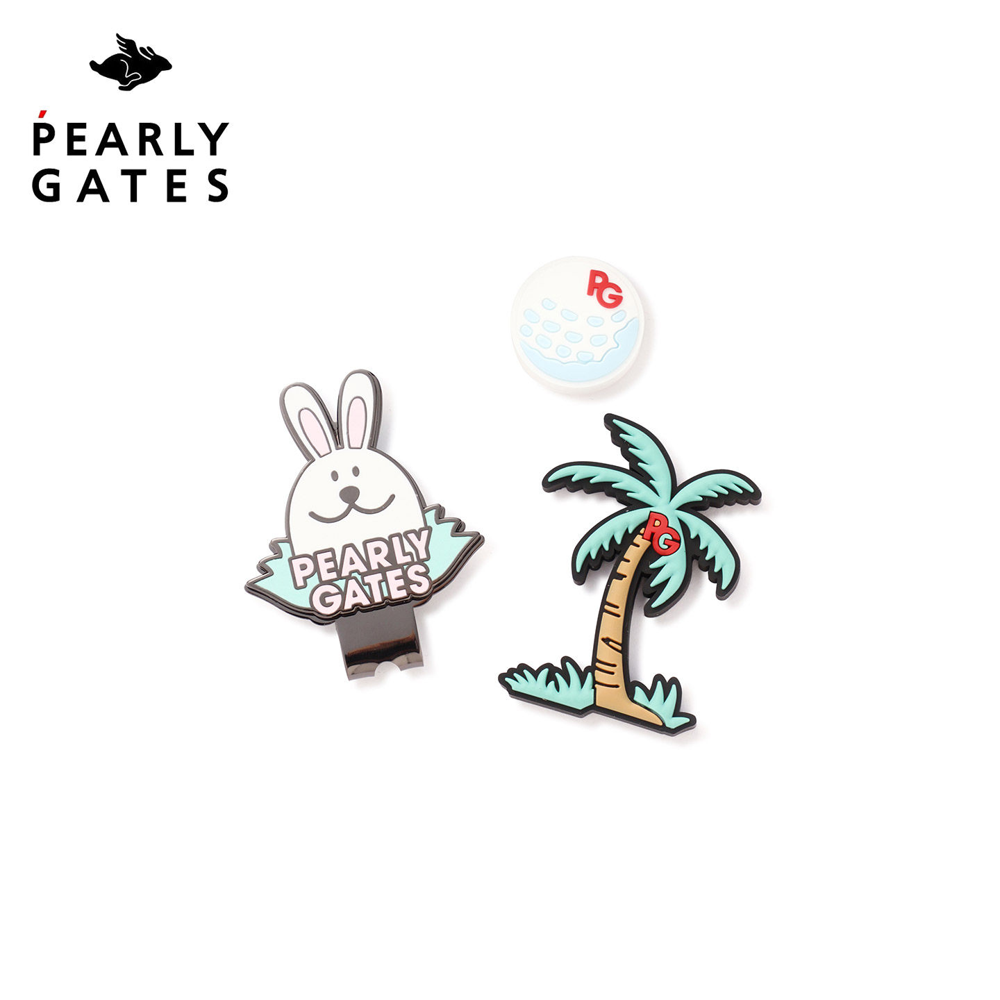PearlyGates高尔夫男女士通用PG马克磁吸Mark果岭球位标golf帽夹