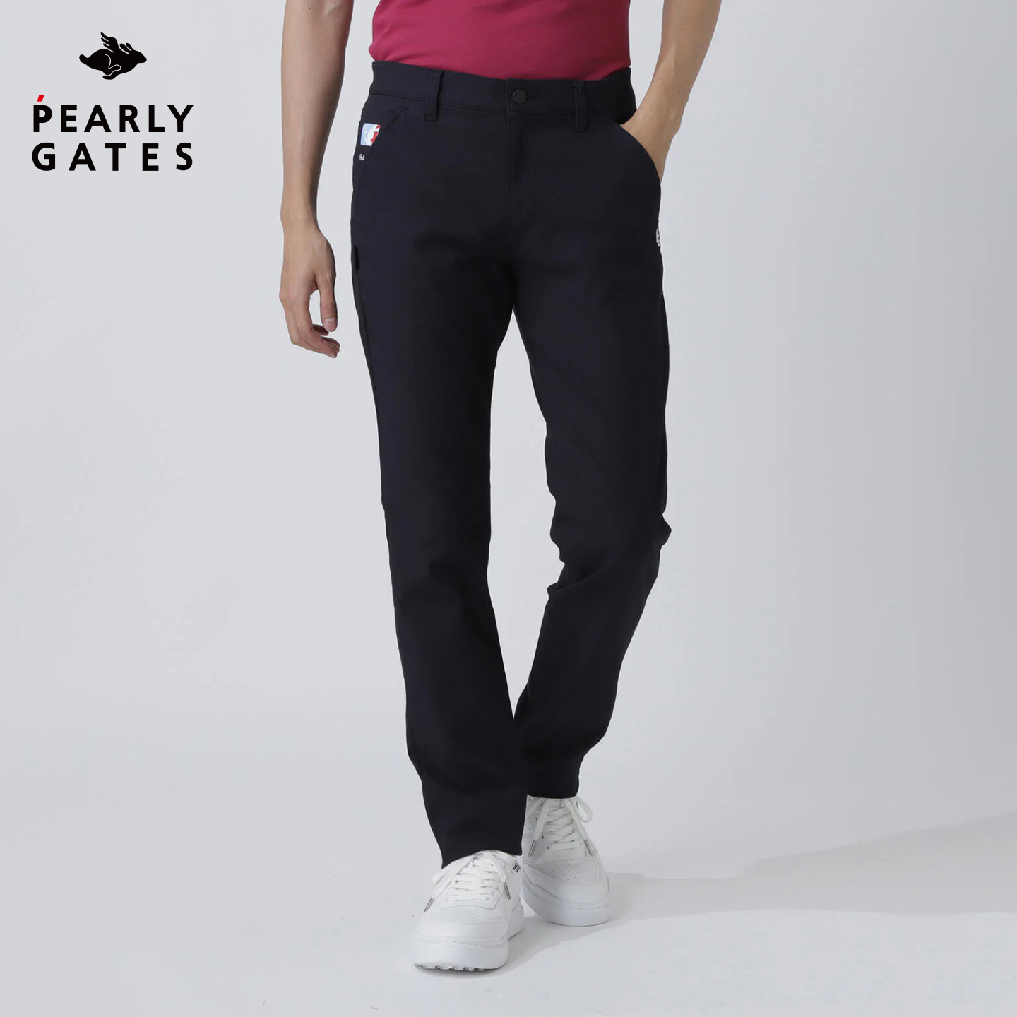 PEARLY GATES高尔夫服装春秋新款golf男士舒适运动休闲透气长裤