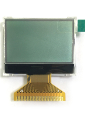 COG12864-743 LCD液晶显示屏模块 128*64点阵 玻璃+背光+FPC 灰屏