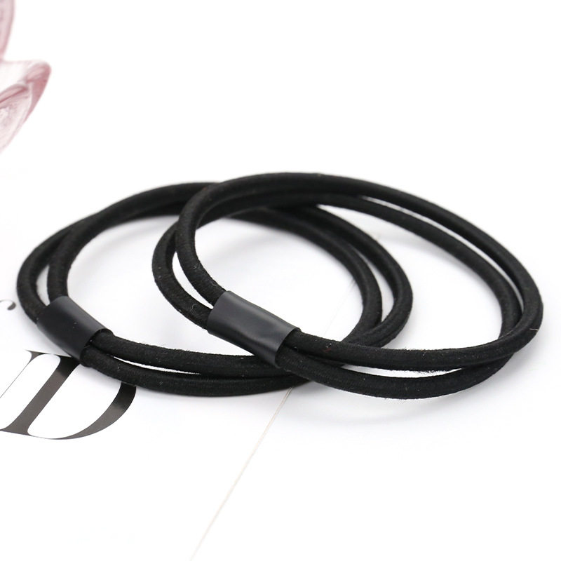 kknekki韩国进口双股发绳橡皮筋