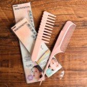 日本vess尖尾梳马尾防静电扎头顺发梳子便携式 干湿两用造型细齿梳