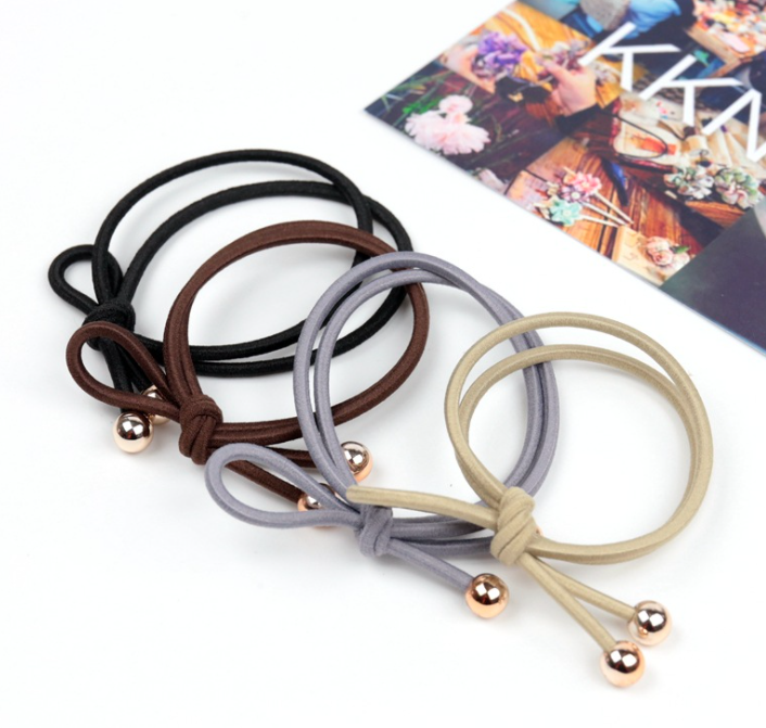 kknekki双股扎头绳蝴蝶结发圈