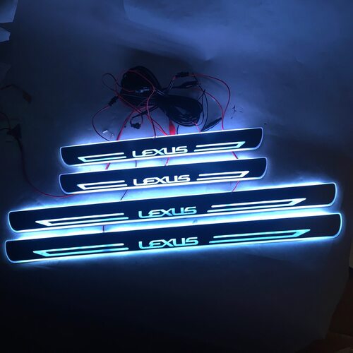 适用于雷克萨斯LS460 LS600 LS500 LC500门槛条LED灯流光迎宾踏板