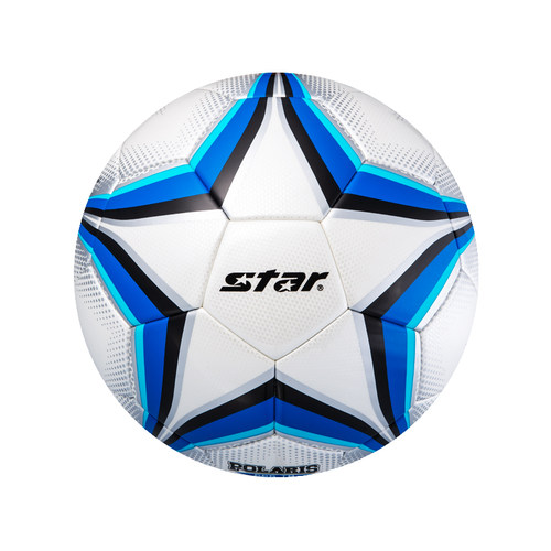 Star世达足球5号五中学生体考训练比赛用球蓝红热粘合SB4195TB