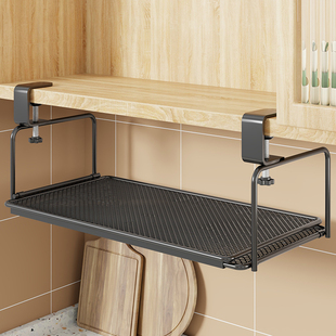 厨房吊柜门下置物架悬挂吊篮挂架分层储物架宿舍收纳神器桌下挂篮