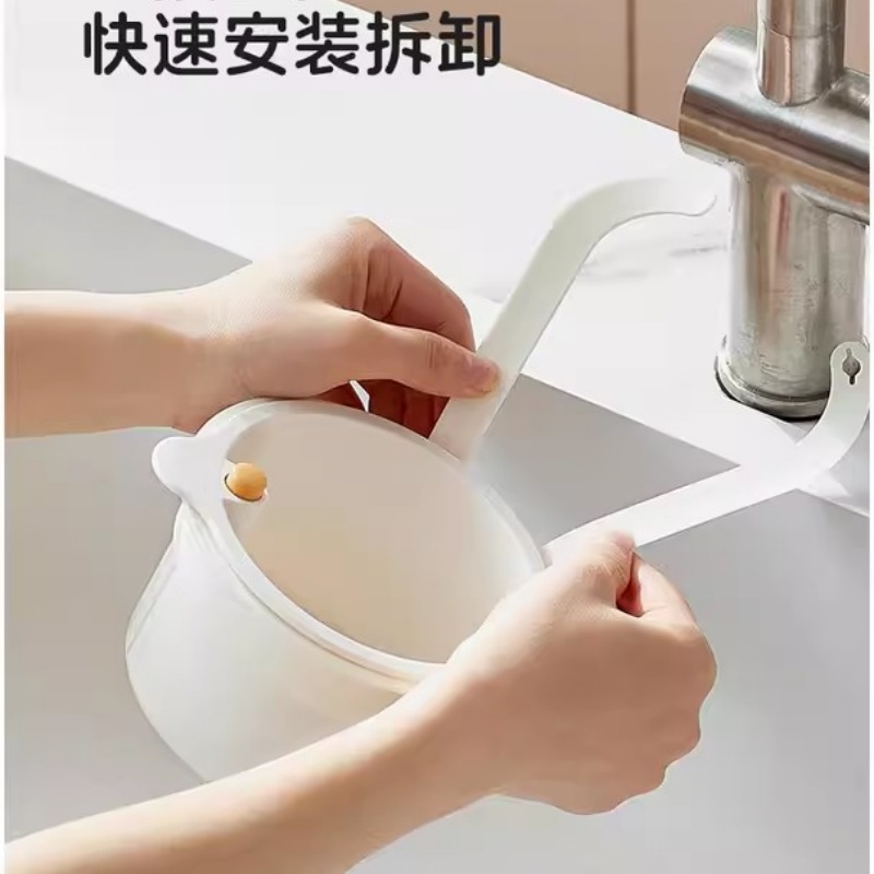 水槽沥水篮厨房水龙头挂式食物残渣分离器水果清洗滤水篮