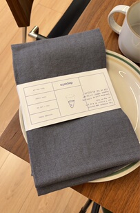 正品Departo纯亚麻餐垫两件套纽约自然风YABU设计感北欧