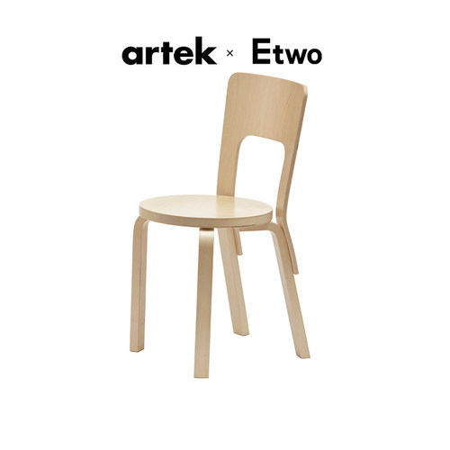 芬兰Artek委66实木餐椅
