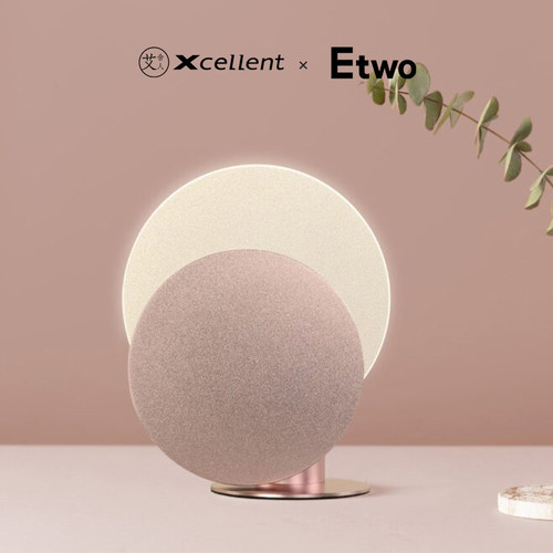 E2全球购正品|爱舍人xcellent新月情境可调光离线移动式桌灯