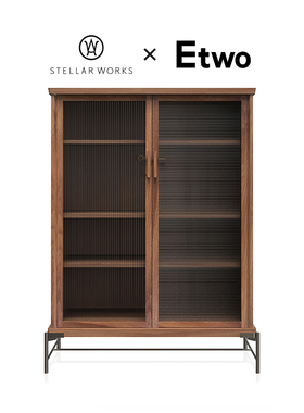 E2全球购正品|stellar works Dowry 展示柜III酒柜书柜置物柜橱柜