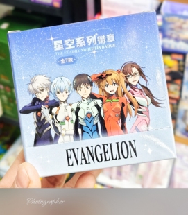 【正版官谷】新世纪福音战士星空系列马口铁徽章