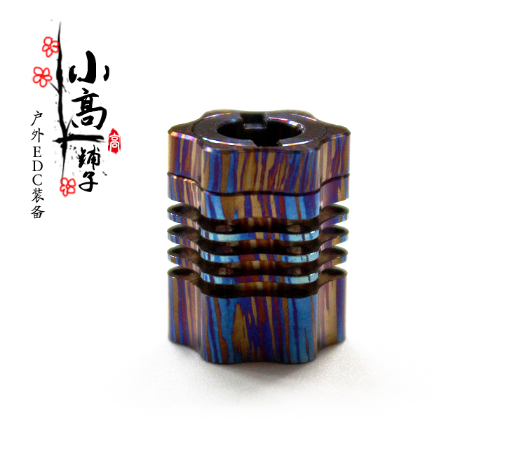 钛马士革EDC伞绳挂坠刀坠项链坠