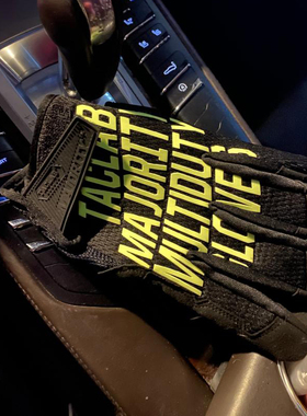 TACLAB新款基本款majority多数派防护战术荧光多功能机车手套全指