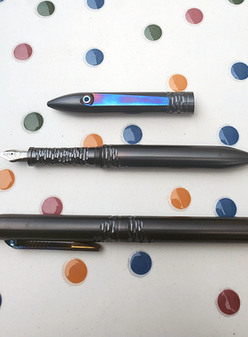 如意Zr锆705优于钛 实心数控钢笔旋转吸墨水内胆学生办公商务文具