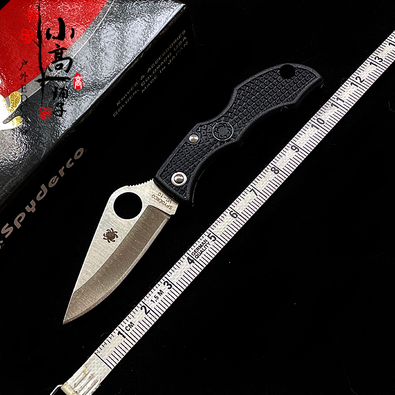 spyderco蜘蛛瓢虫迷你户外小折刀