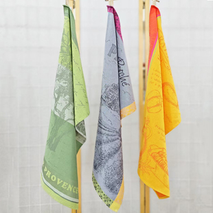 纯棉独花法式擦手巾色织厨房餐巾茶桌巾茶巾红酒巾盖巾口巾擦杯布