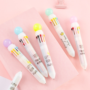 十色马卡龙糖果色圆珠笔
