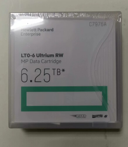 全新原装正货 HP LTO-6 磁带C7976A 磁带2.5TB-6.25TB