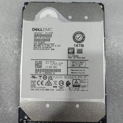 Dell 8CCGH 08CCGH  WUH721816ALE6L0 16TB 3.5 SATA 6Gbps HDD