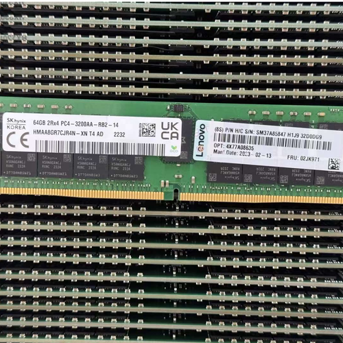 02JK971 4X77A08635 64GB Lenovo/IBM 2Rx4 DDR4 PC4-3200 RDIMM