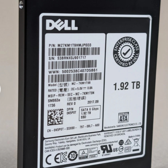 Dell MZ7KM1T9HMJP0D3 2.5