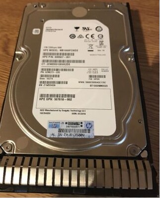 HP 1TB 7200RPM SAS 3.5 695507-001 652753-B21 653947-001