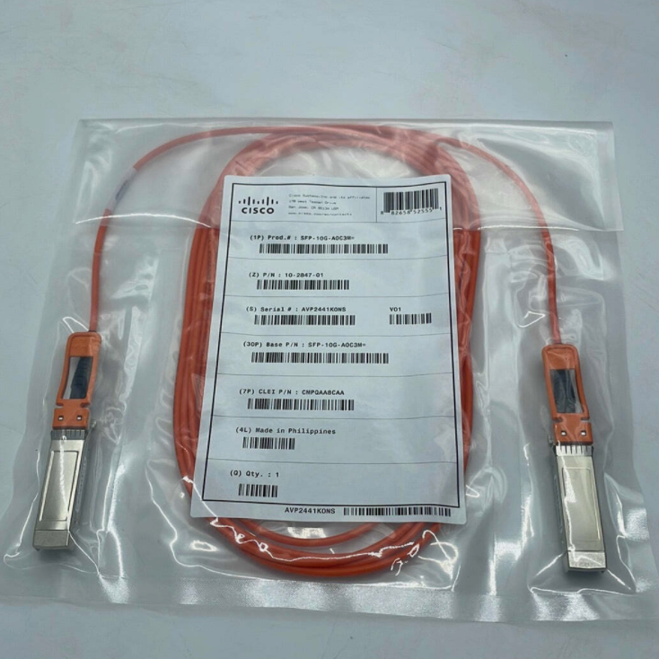 SISCO  SFP-10G-AOC15M 15米 数据堆叠线万兆AOC光缆SFP+全新
