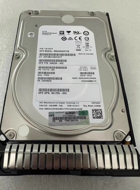 HP 862138-001 861750-B21 6TB 6G 7.2K 3.5 512e原装拆机硬盘