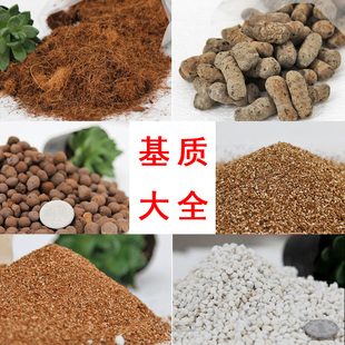 多肉花卉专用基质土植物铺面石陶粒珍珠岩蛭石颗粒草木灰无土栽培