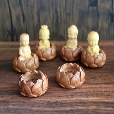 肥城桃木雕刻车挂件diy配饰家庭