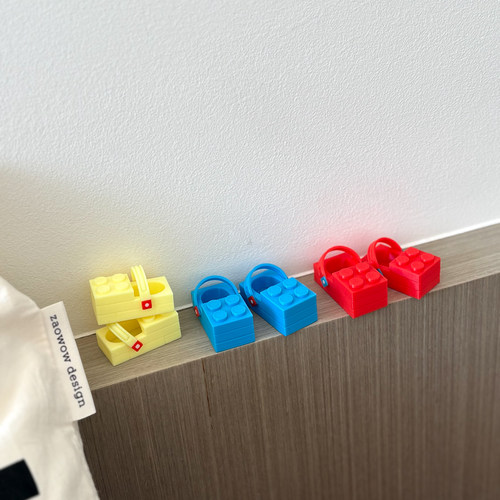 鹿可鹿可BJD积木鞋软胶OB11六分