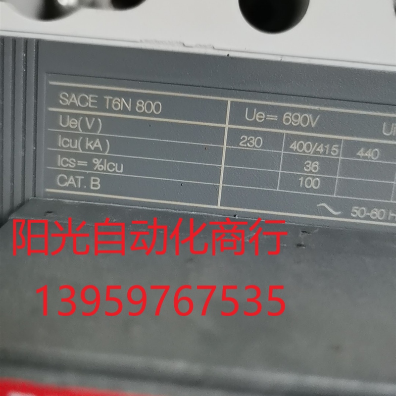 ABB T6N 4P800A断路器,