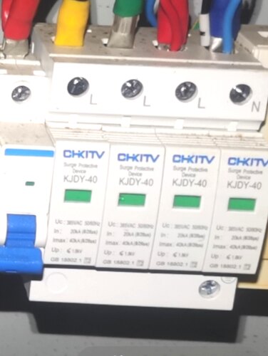 浪涌保护器家用电源防雷器电涌模块三相4P KJDY20/40/80科继电气