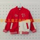 男大童新年系列梭织加绒外套棒球服红 361儿童2026年春季 新款 3601