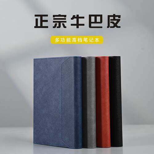 Raymay橄榄皮革活页笔记本A5