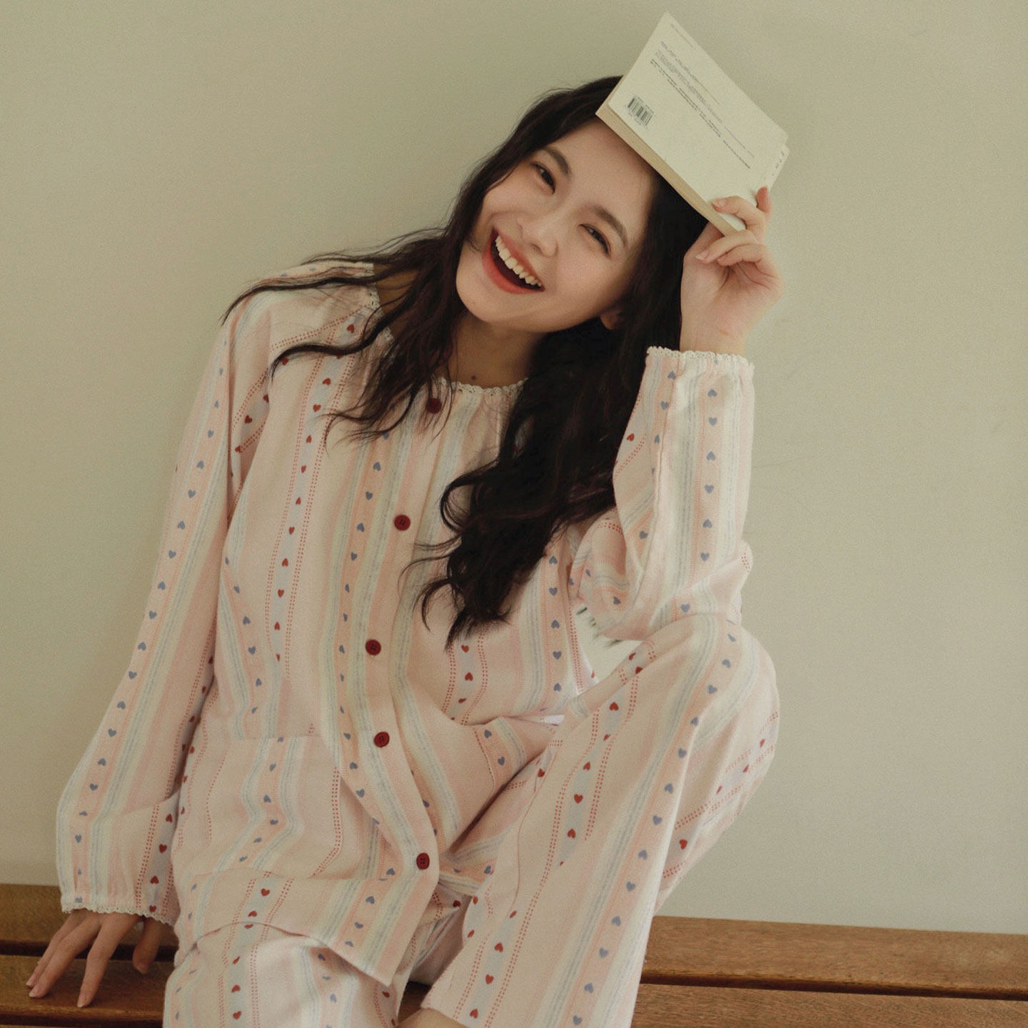 怦然心动睡衣女春秋款纯棉磨毛绒布长袖圆领套头可外穿家居服,女士内衣/男士内衣/家居服,睡衣/家居服套装,淘宝优惠券,粉丝福利购,淘宝优惠卷