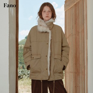 时髦冒险家水洗工装 范洛Fano 染尖毛羽绒服 柒柒Moon直播间