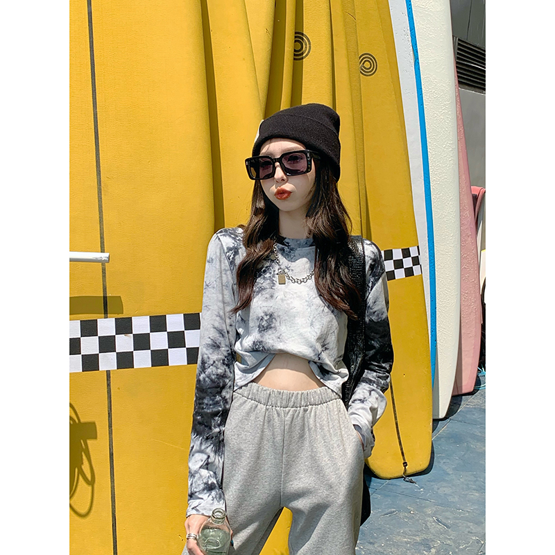 Real price ~ tie dyed long sleeve T-shirt