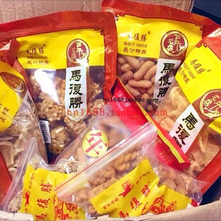 长沙马复胜 猪耳朵食品花生小花片湖南特产清凉糕灯芯糕桃酥礼盒