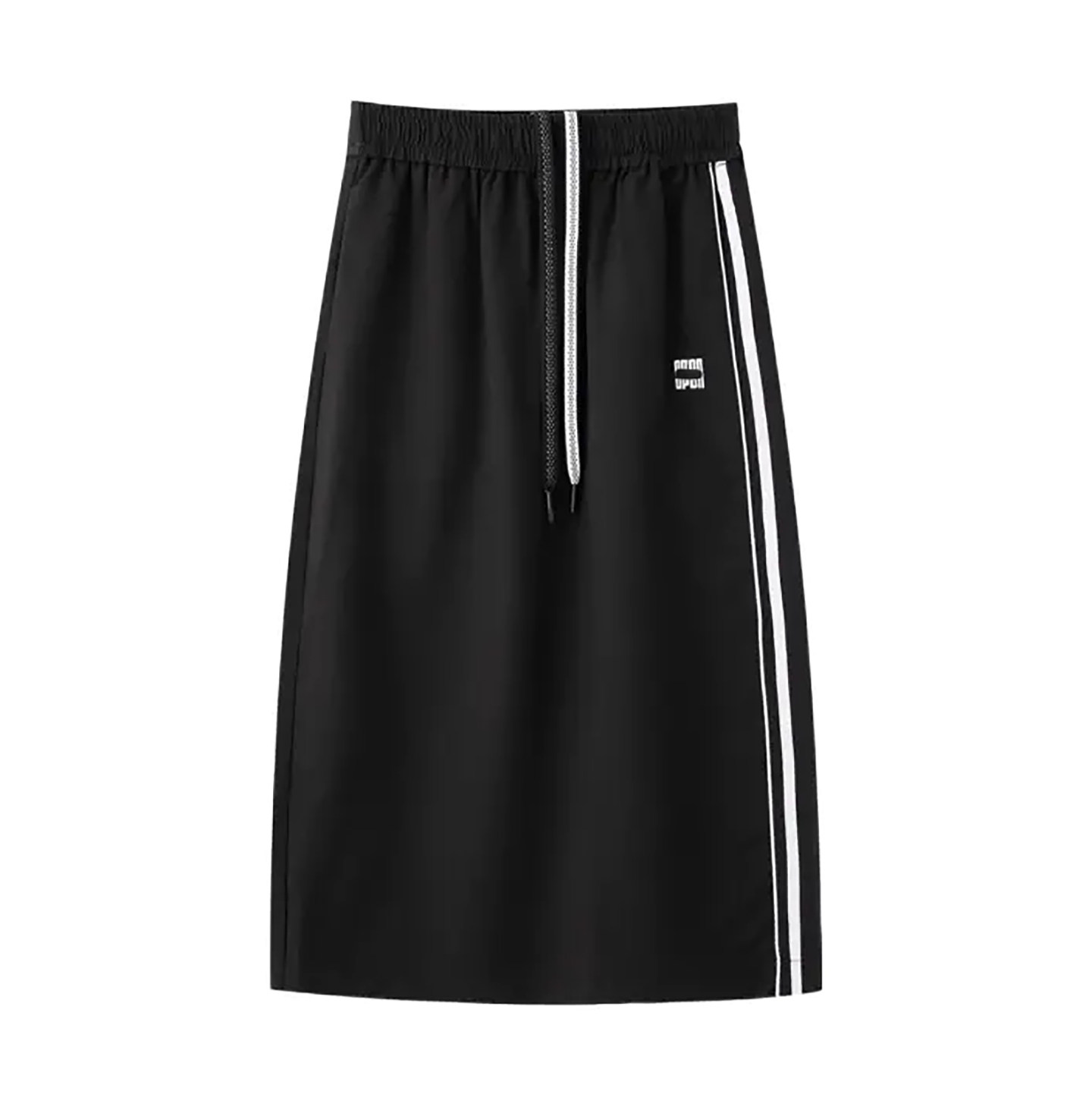 鸟家女装剪标2026夏装时尚撞色条纹开叉半身长裙女装D2204/8-7