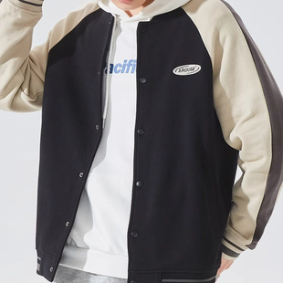 唐系列女装春季立领拼接刺绣棒球领长袖夹克外套情侣款/1-13/1-14